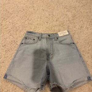 Abercrombie & Fitch Light Blue Jean Shorts
